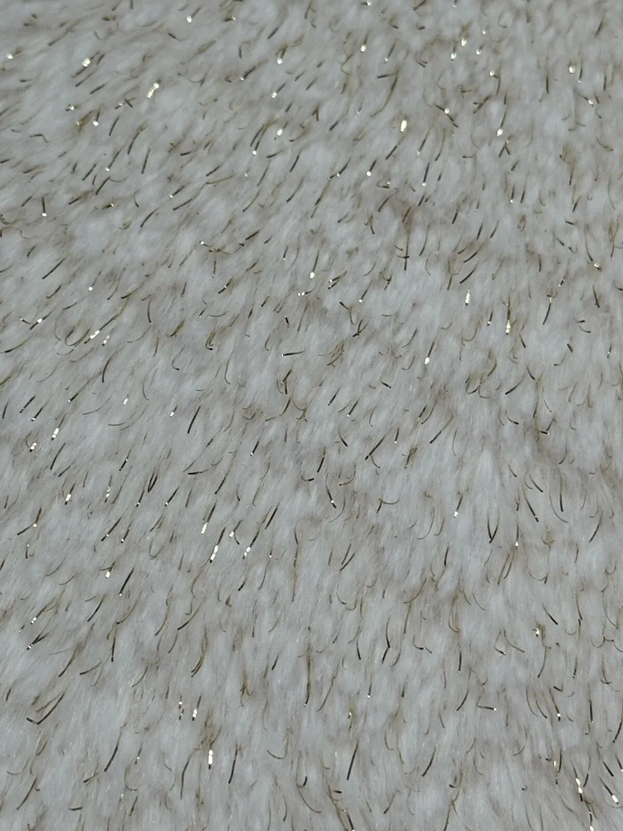 Jingles & Joy XL cushion white with gold fleck - Image 4