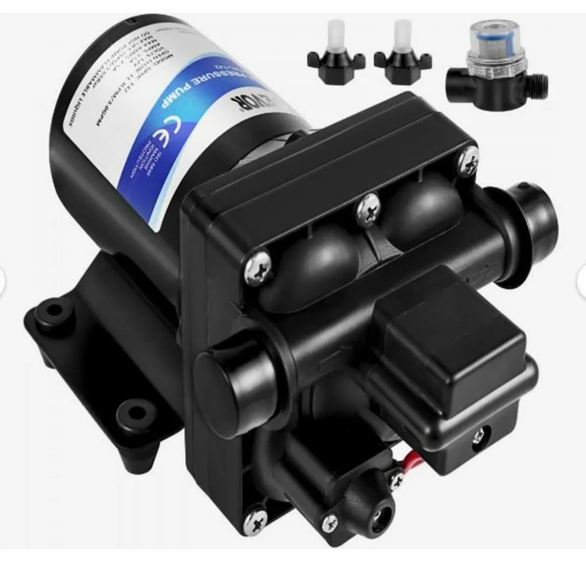 Fresh Water Pump, 12 V Self Priming Sprayer - Image 4