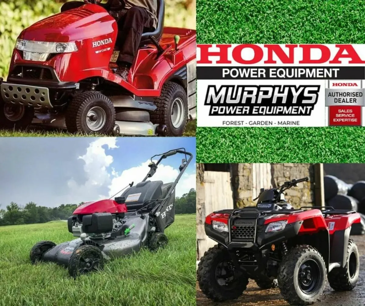 Honda..ride on tractor walk behind mowers and ATV - Image 1