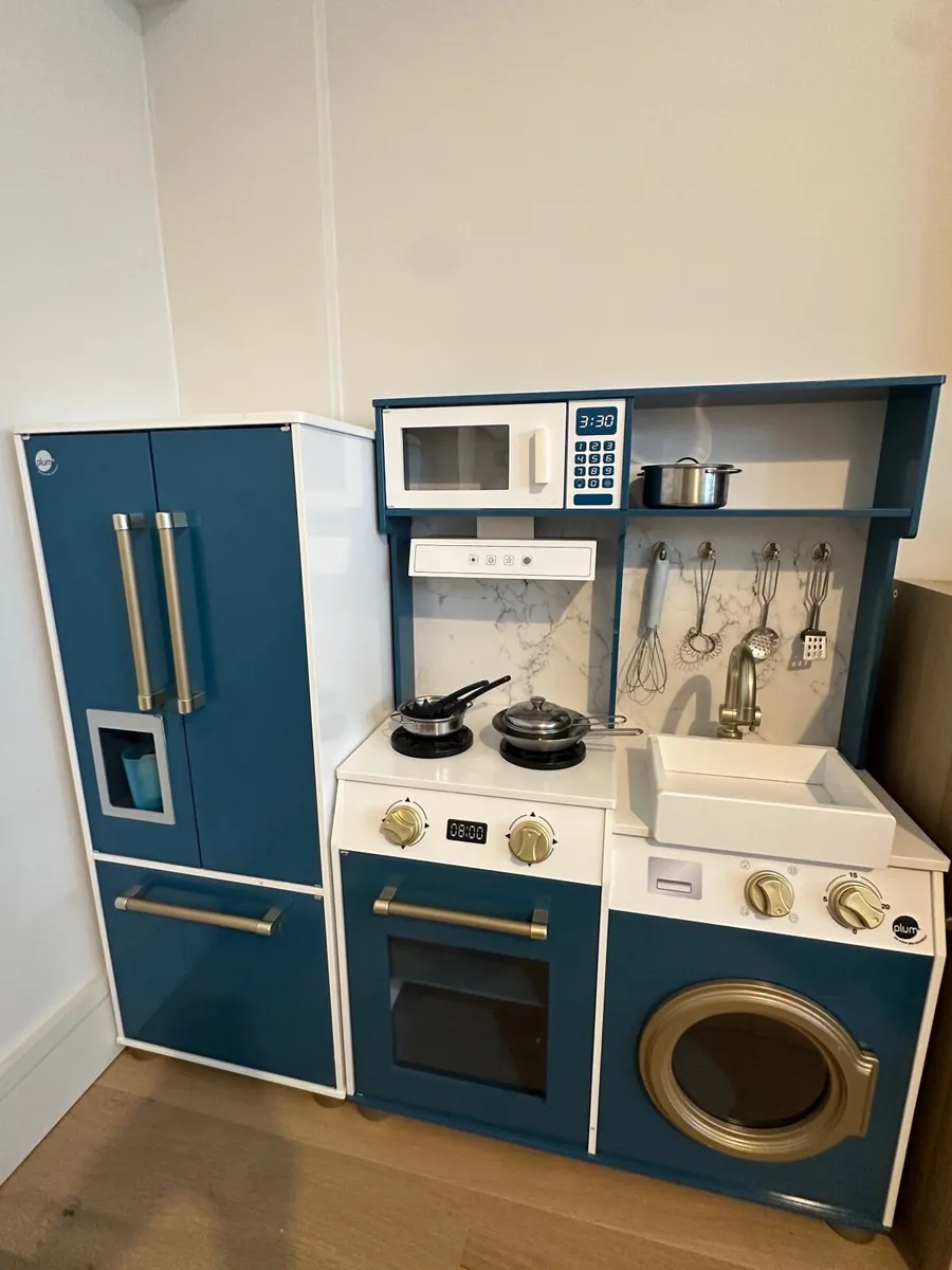 PLUM Kids Wooden Kitchen In Excellent Condition - Image 1