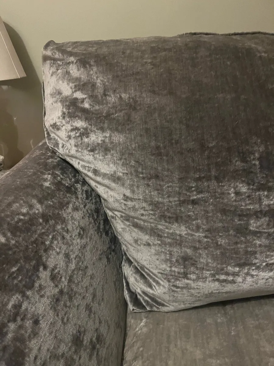 Grey Love Seat - Image 4