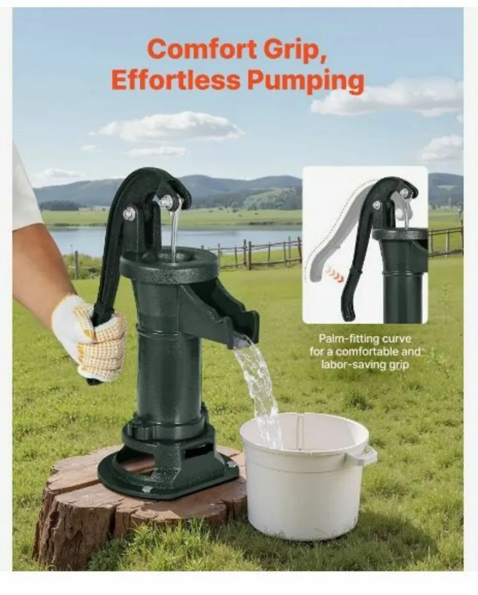 Well Hand Pitcher Pump, 25 ft Maximum - Image 2