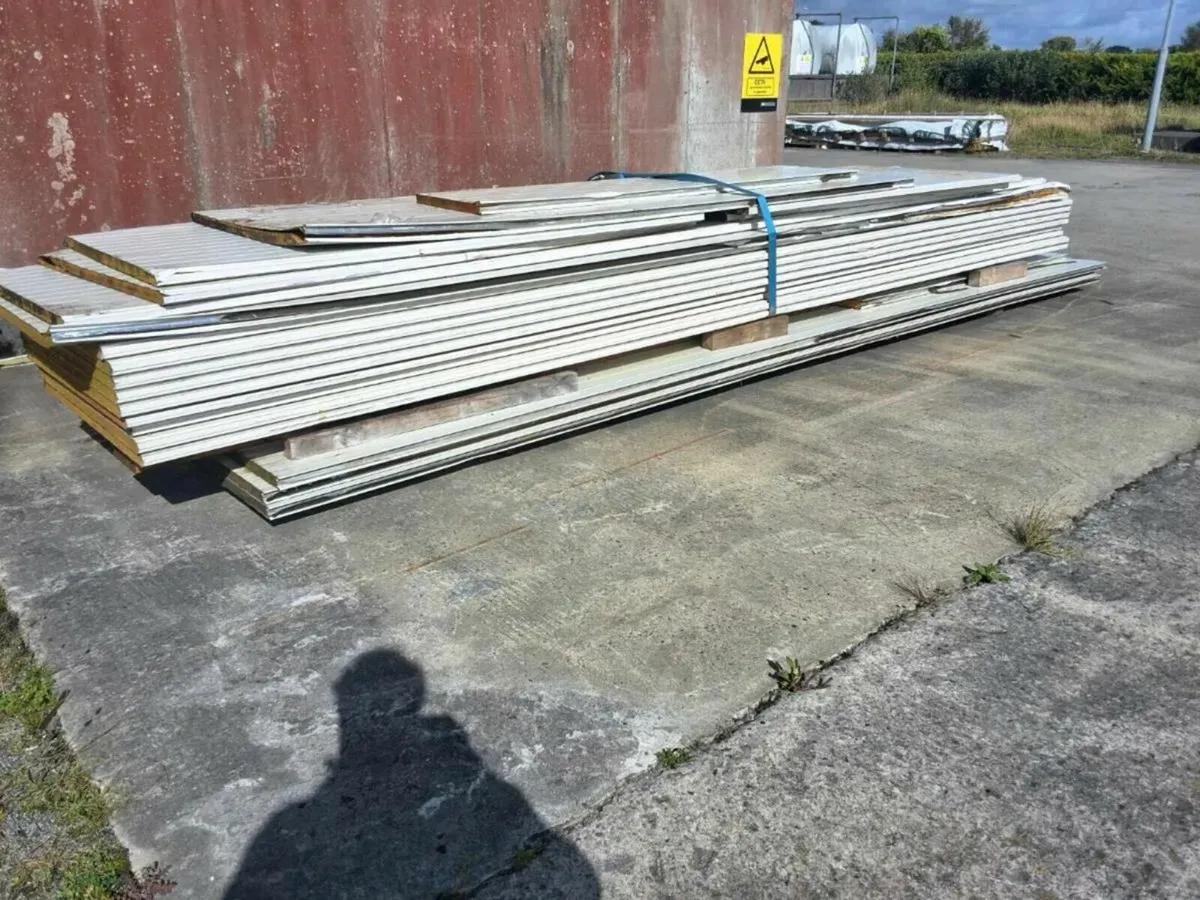6m long 50mm insulated sheets