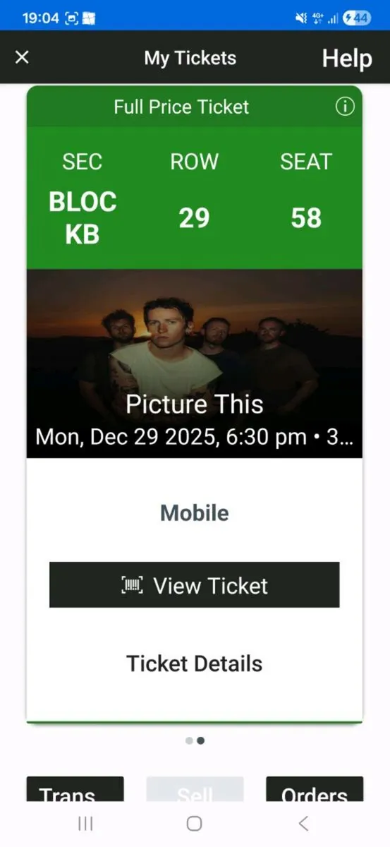 2x Picture This tickets, Dublin 29th Dec - Image 3