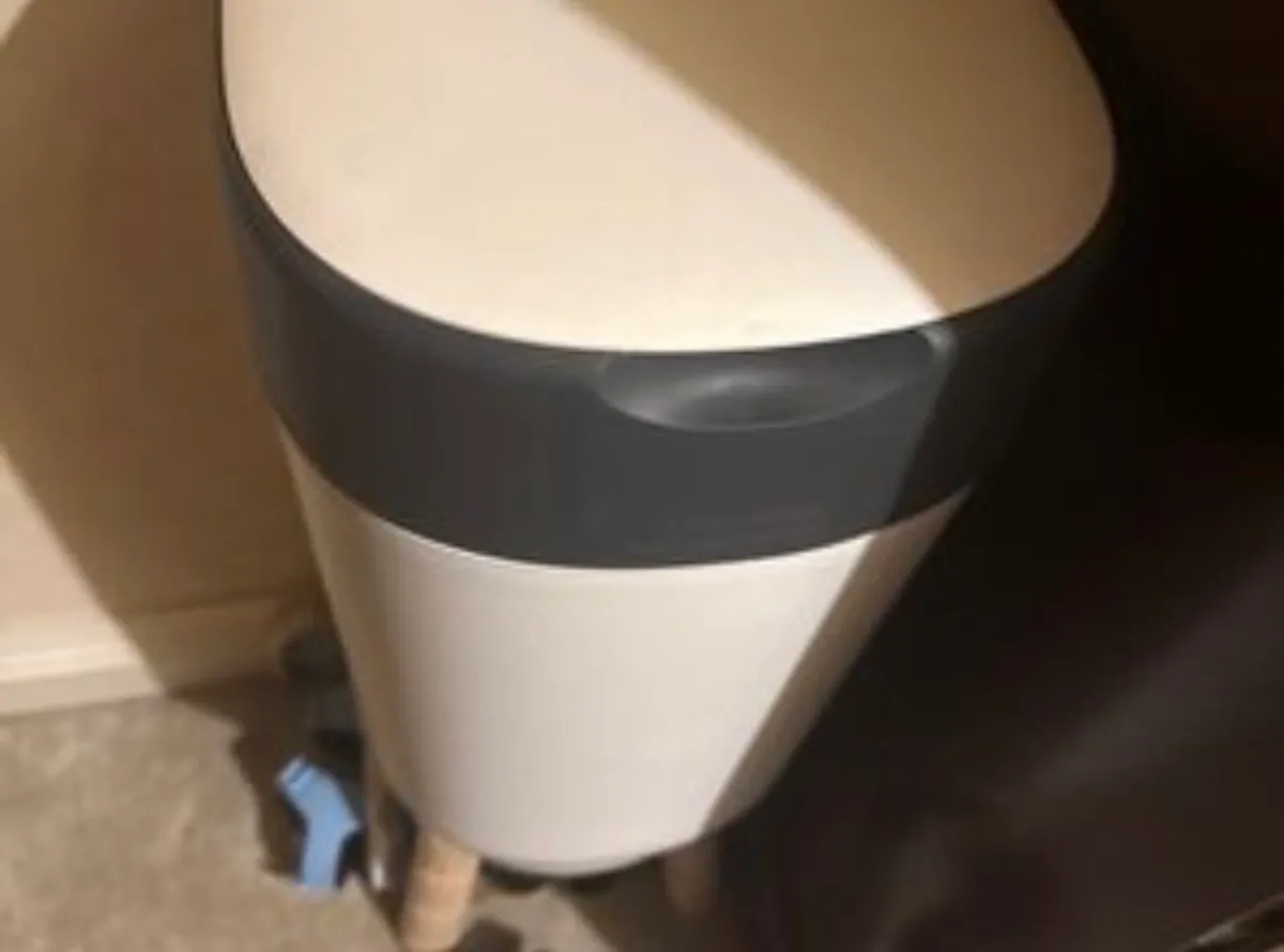 2 x Tommy Tippeee Nappy Bins with refills - Image 3