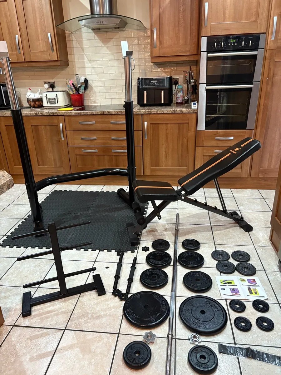 LOVELY GYM WEIGHTLIFTING SET UP, MAKE NICE PRESENT - Image 2