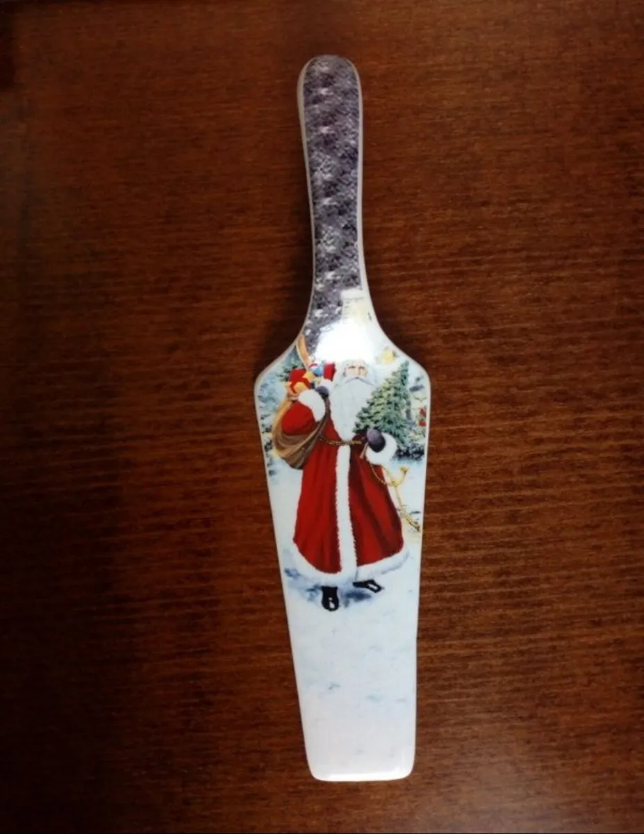 2 Christmas Cake or Pie Servers - Image 2