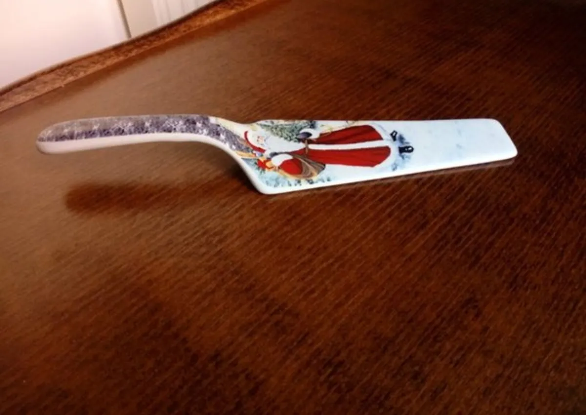 2 Christmas Cake or Pie Servers - Image 4