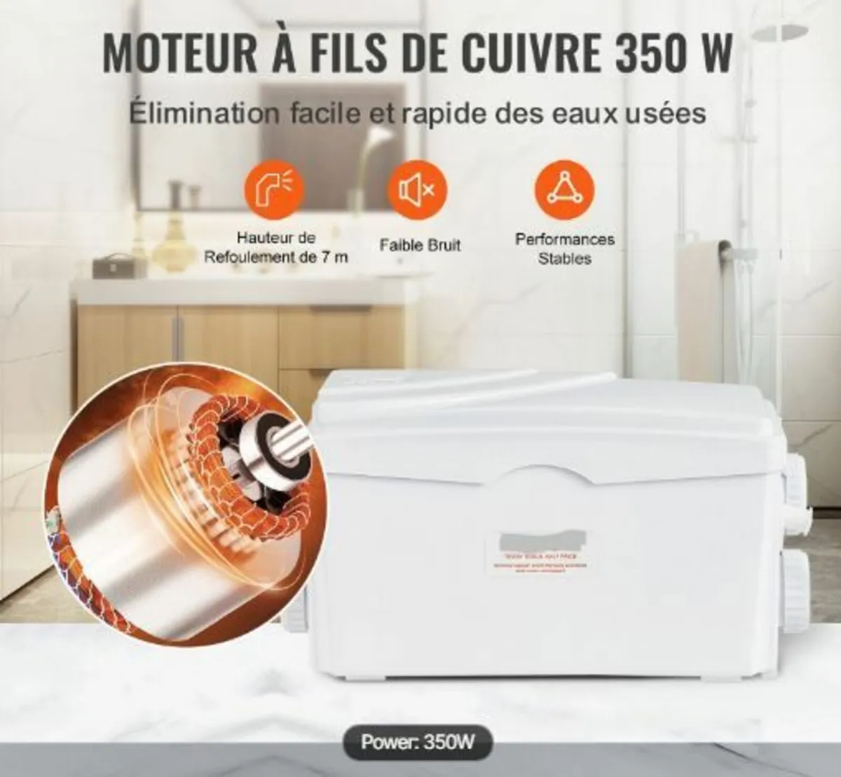 Macerator Pump, 350W - Image 3