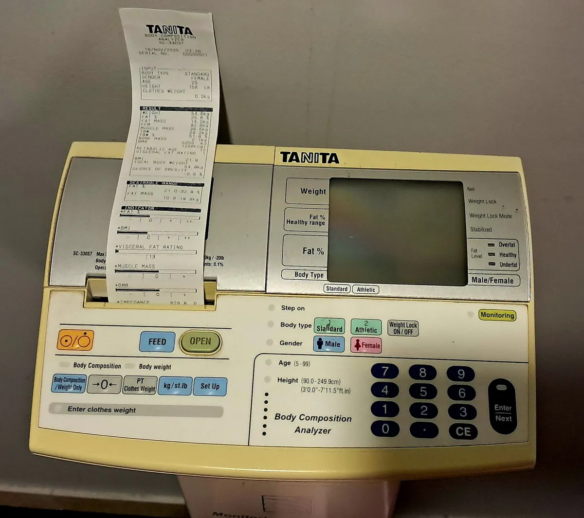 TANITA SC-330 Body Composition Analyzer - Image 1