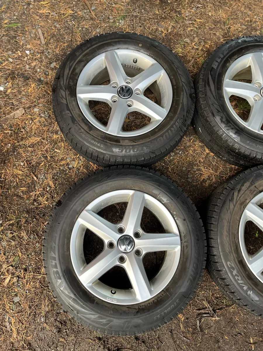 15’ Genuine VW Golf Caddy 5x112 alloy wheels - Image 2