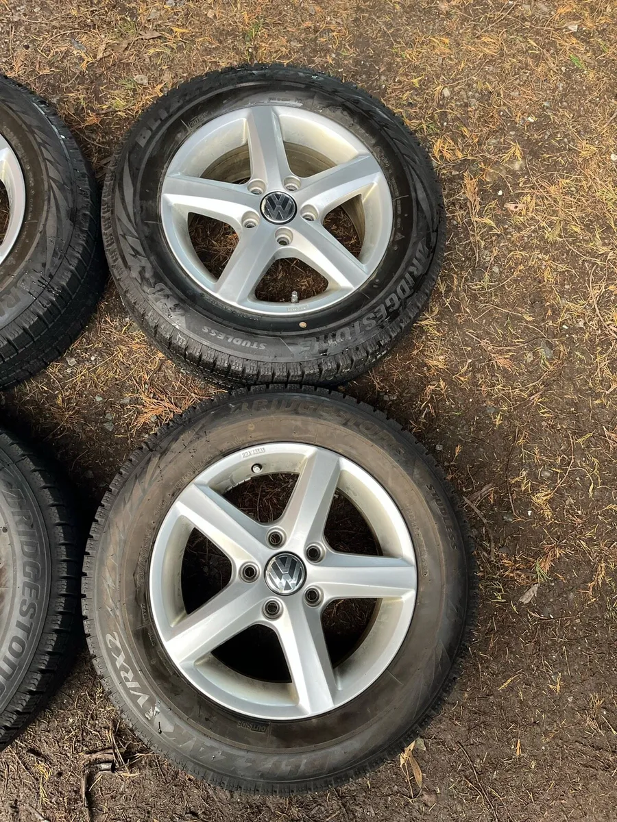 15’ Genuine VW Golf Caddy 5x112 alloy wheels - Image 3