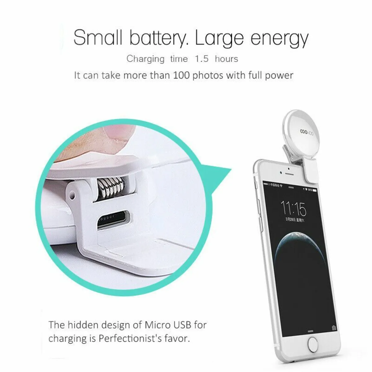 Selfie Portable LED Fill Light Camera Photography - Image 2