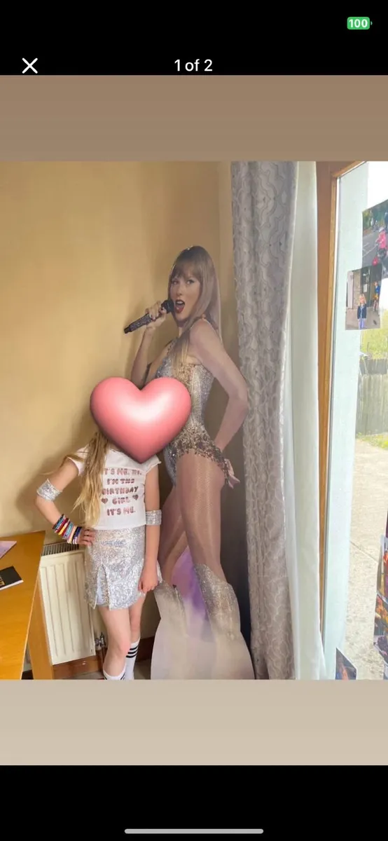 Life size Taylor Swift Cutout with mini - Image 2