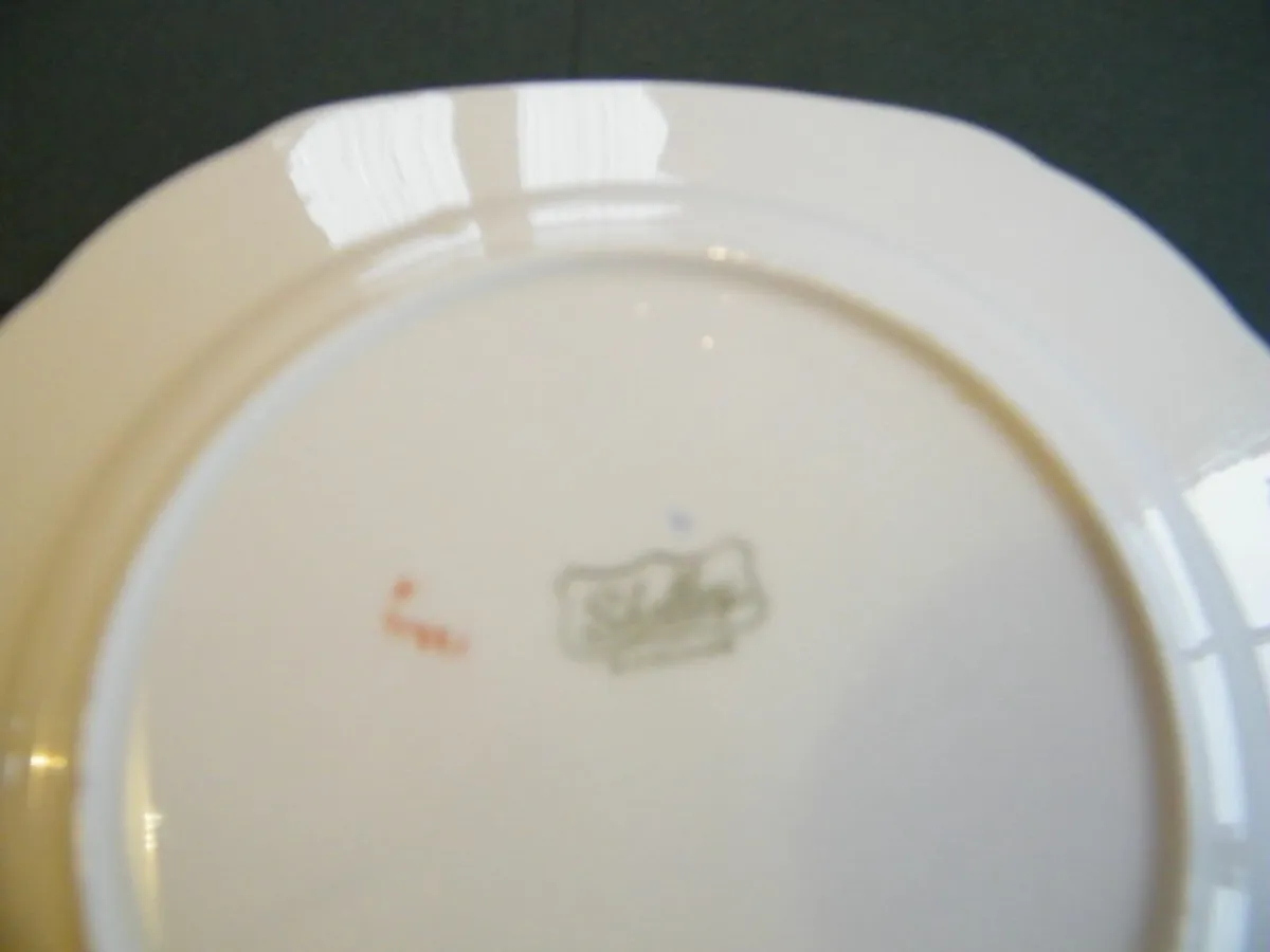 Shelley Blue & Pink Daisies Trio. - Image 4