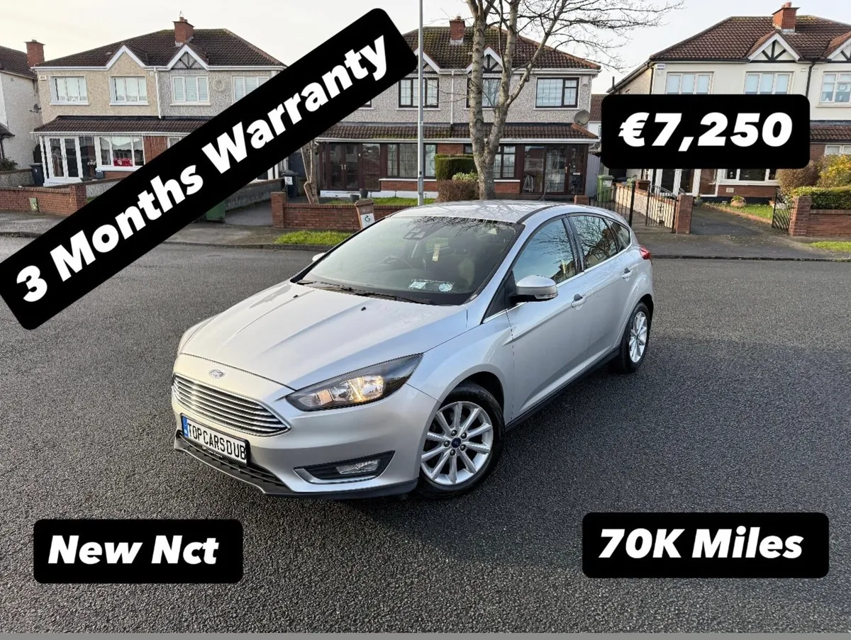 2017 Ford Focus Titanium  1.0 70K Miles New Nct - Image 1