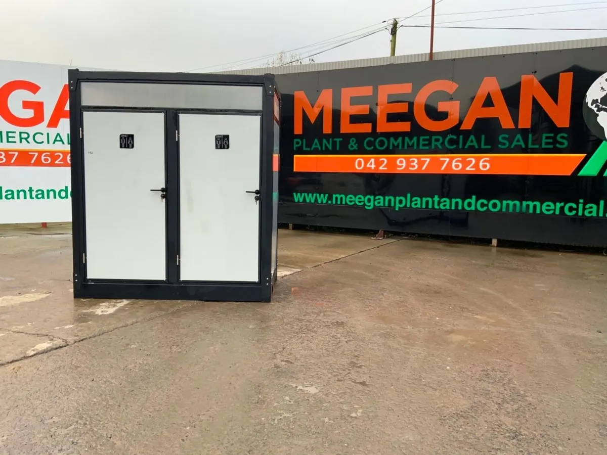 UNUSED DOUBLE SITE TOILET POD.....1132. - Image 1