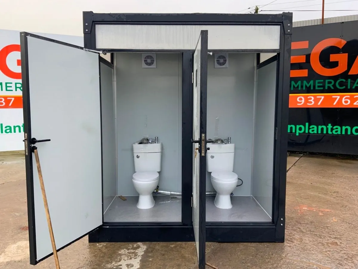 UNUSED DOUBLE SITE TOILET POD.....1132. - Image 3