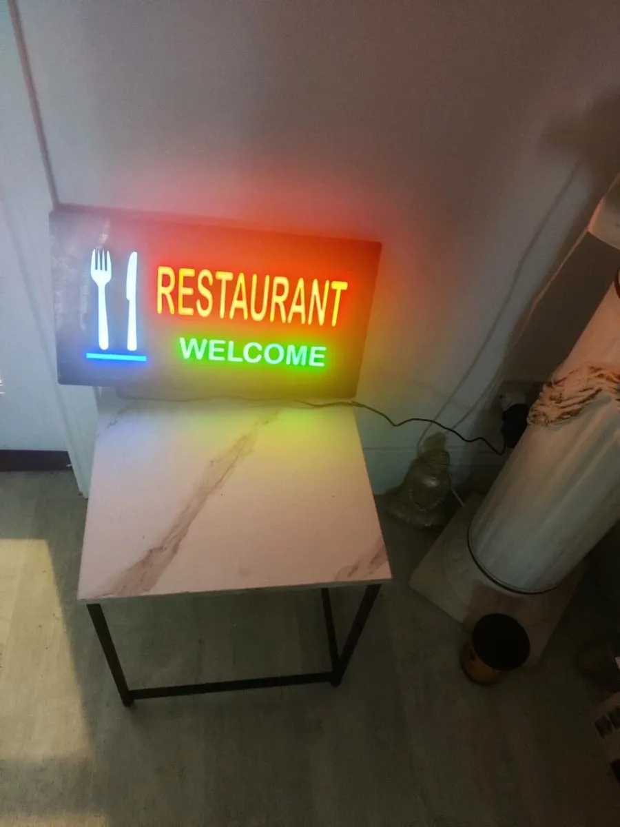 Led light advertising sign - Image 2