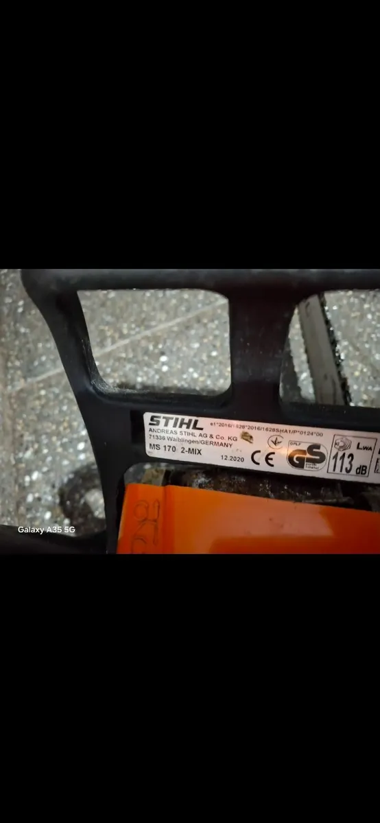 Stihl ms170 chainsaw perfect working order - Image 2