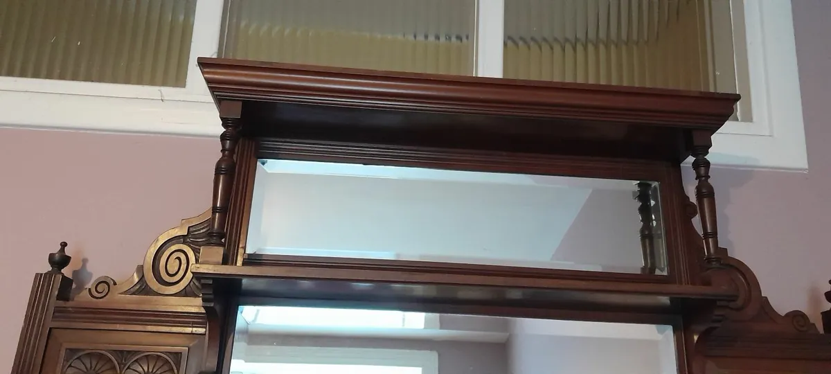 Edwardian overmantle - Image 4