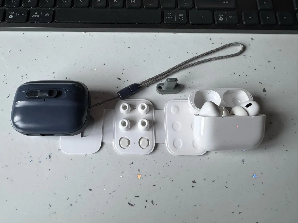 AirPods Pro 2 with ESR case - Image 1