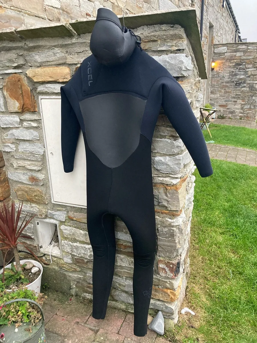 Wetsuit - Xcel Mens Infiniti X2 6/5mm Hooded Chest - Image 2