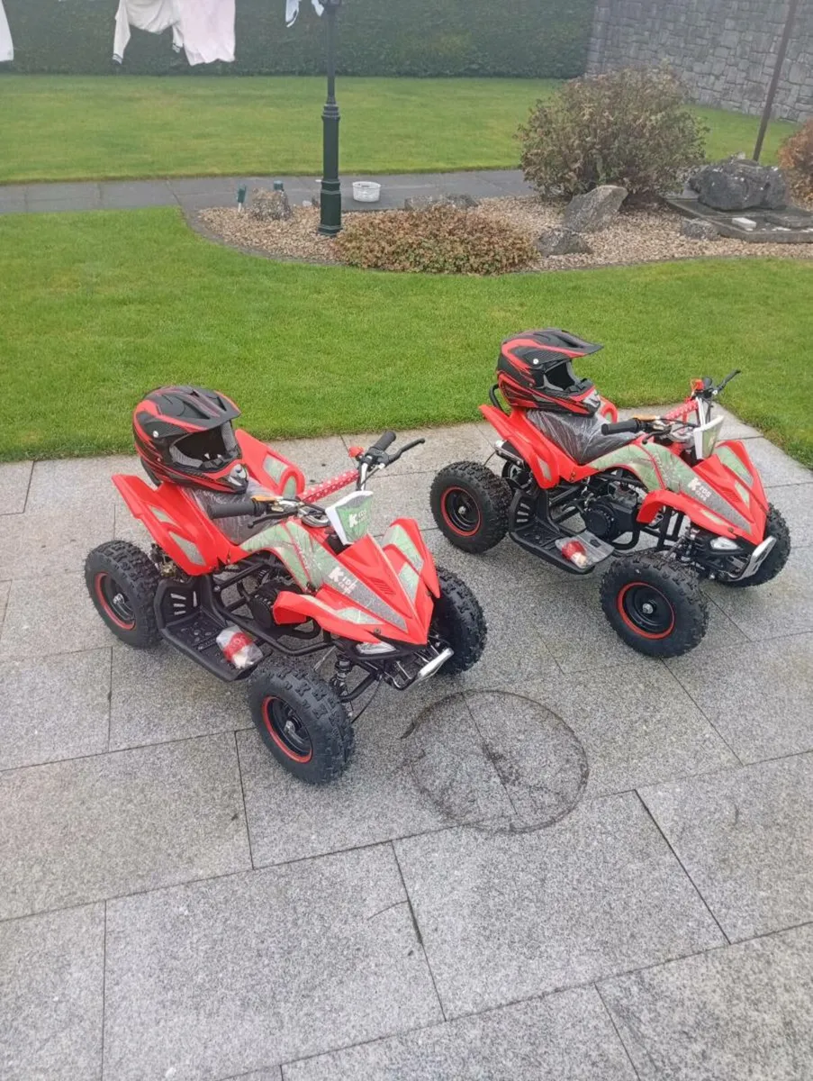 50cc Quad & Helmet - Image 1