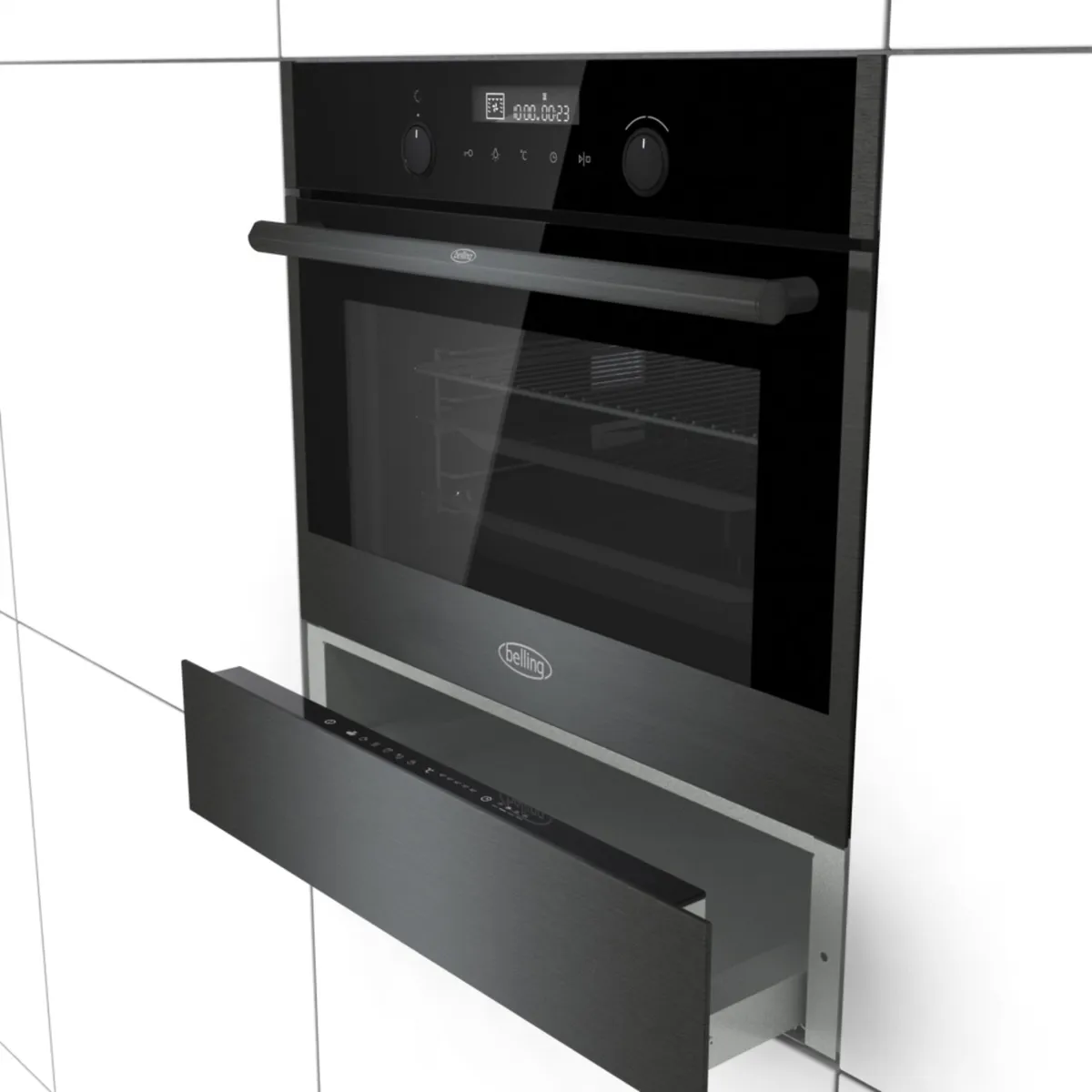 Belling built in warming drawer UWD14 BLK - Image 2