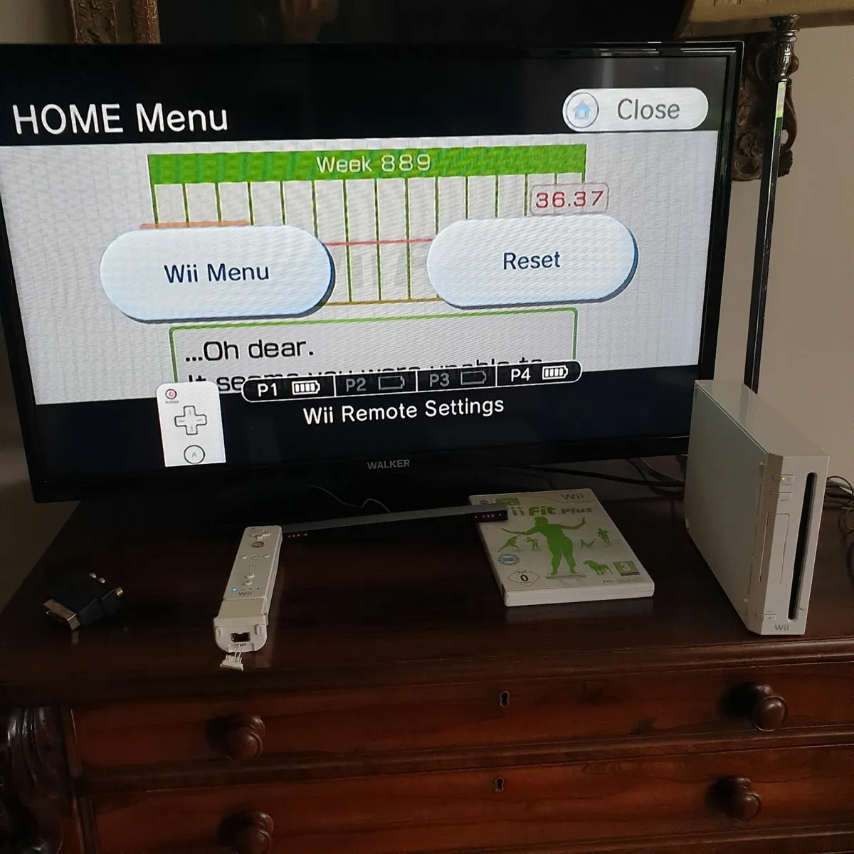 nintendo Wii console with balance board - Image 2