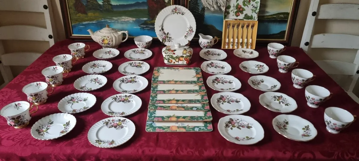 47 Pc. Royal Imperial England Tea Set Collection - Image 2