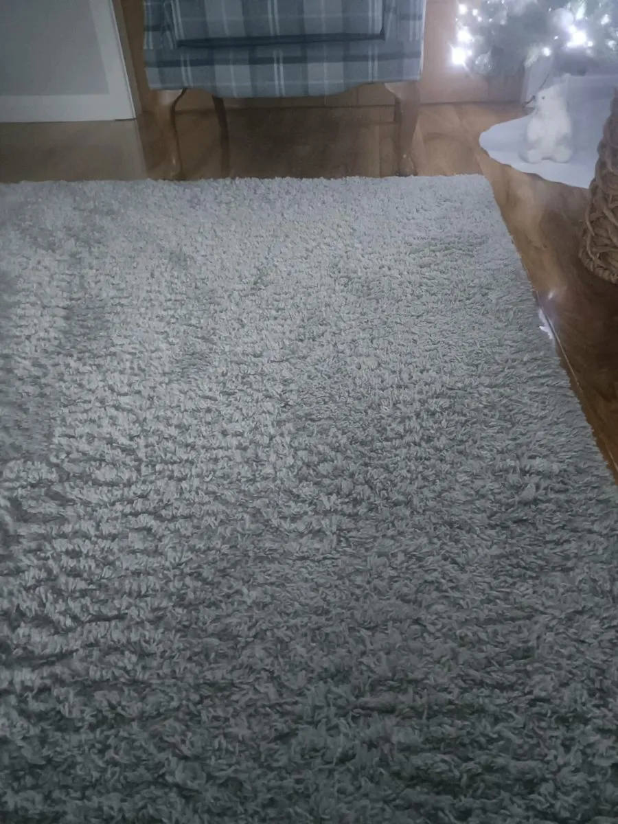 Large light grey rug ⬜ 🩶 - Image 3