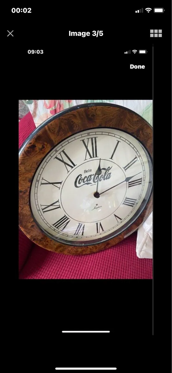 Art Deco Style Coca Cola Clock - Image 3