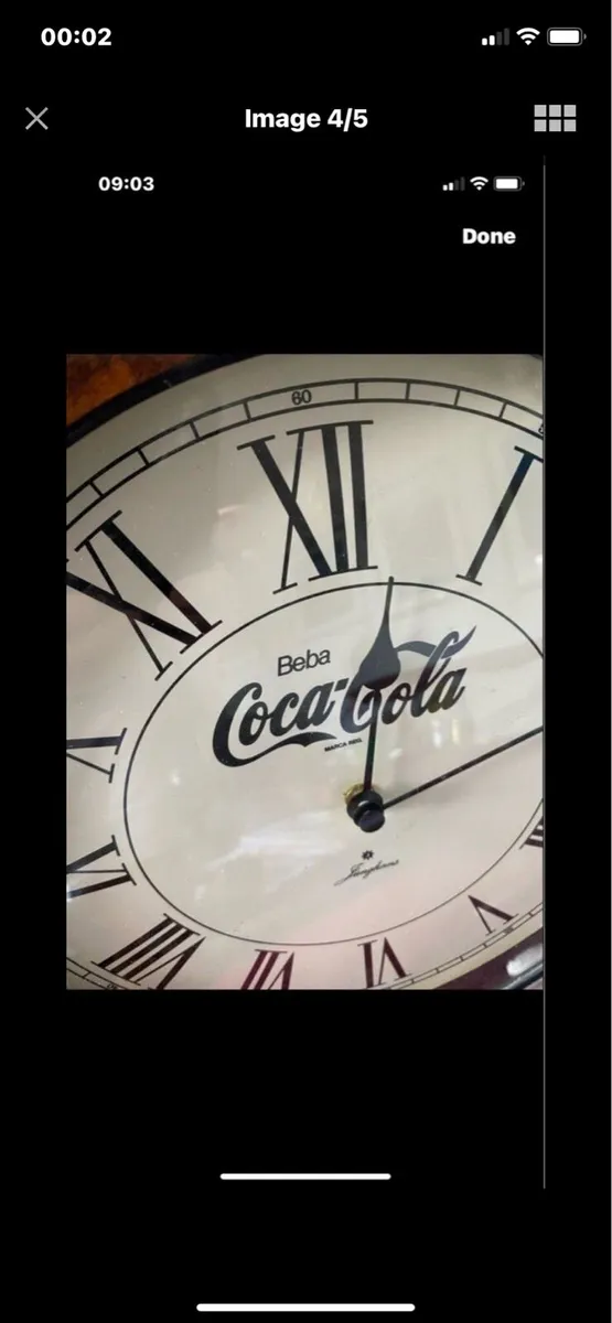 Art Deco Style Coca Cola Clock - Image 4