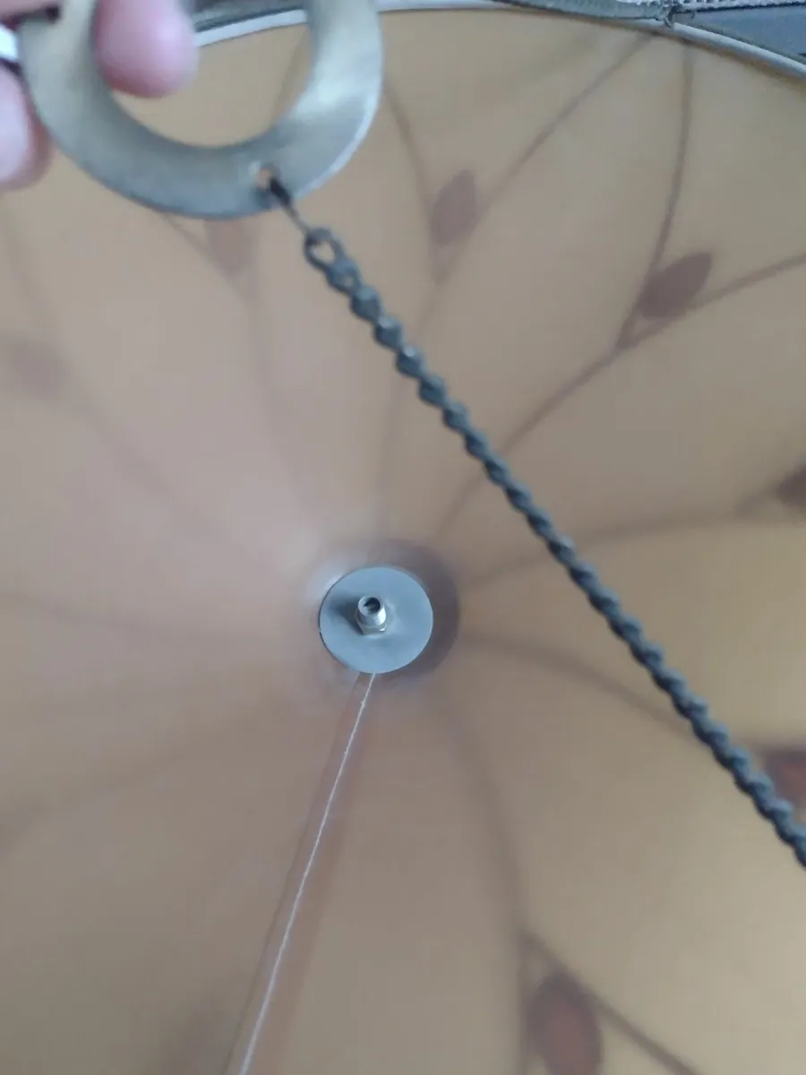 Brass framed ceiling shade - Image 2