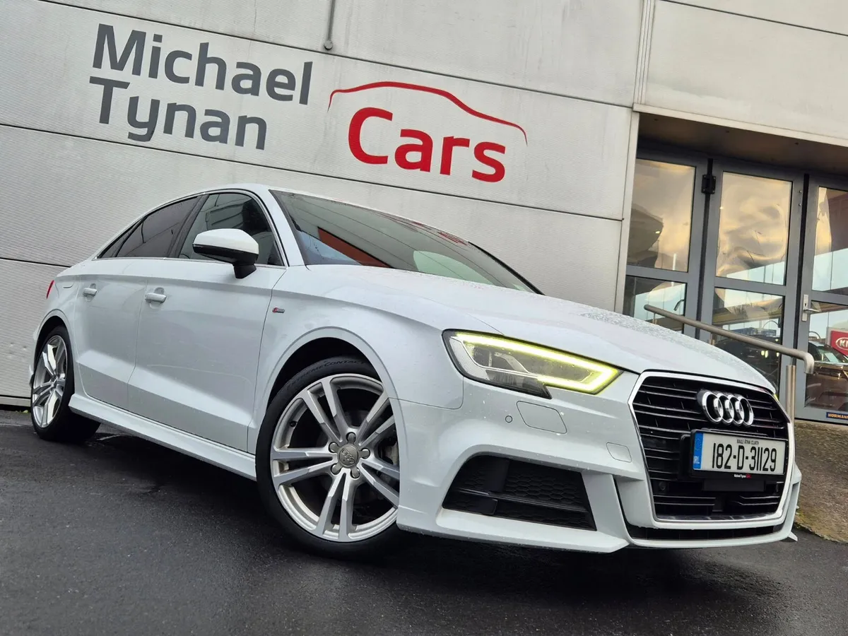 2018 Audi A3 1.4 S Line Petrol Saloon Auto, 18" - Image 2