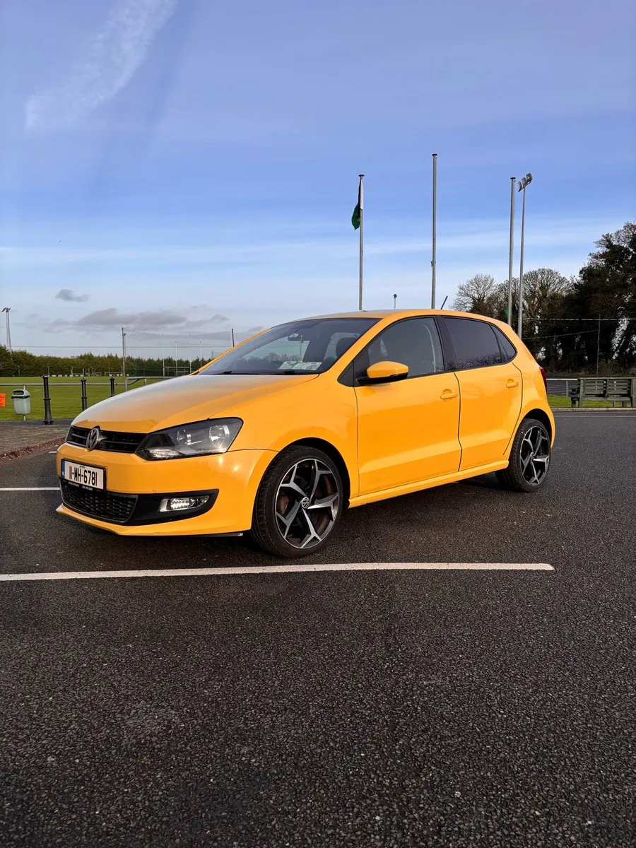 2011 Automatic 1.2 Petrol Yellow Volkswagen Polo - Image 1