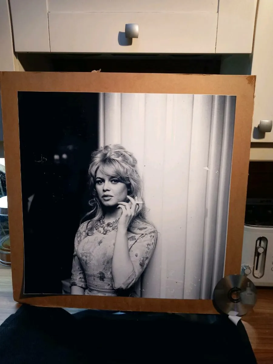 Large mounted print of Brigitte Bardot, D18 - Image 1