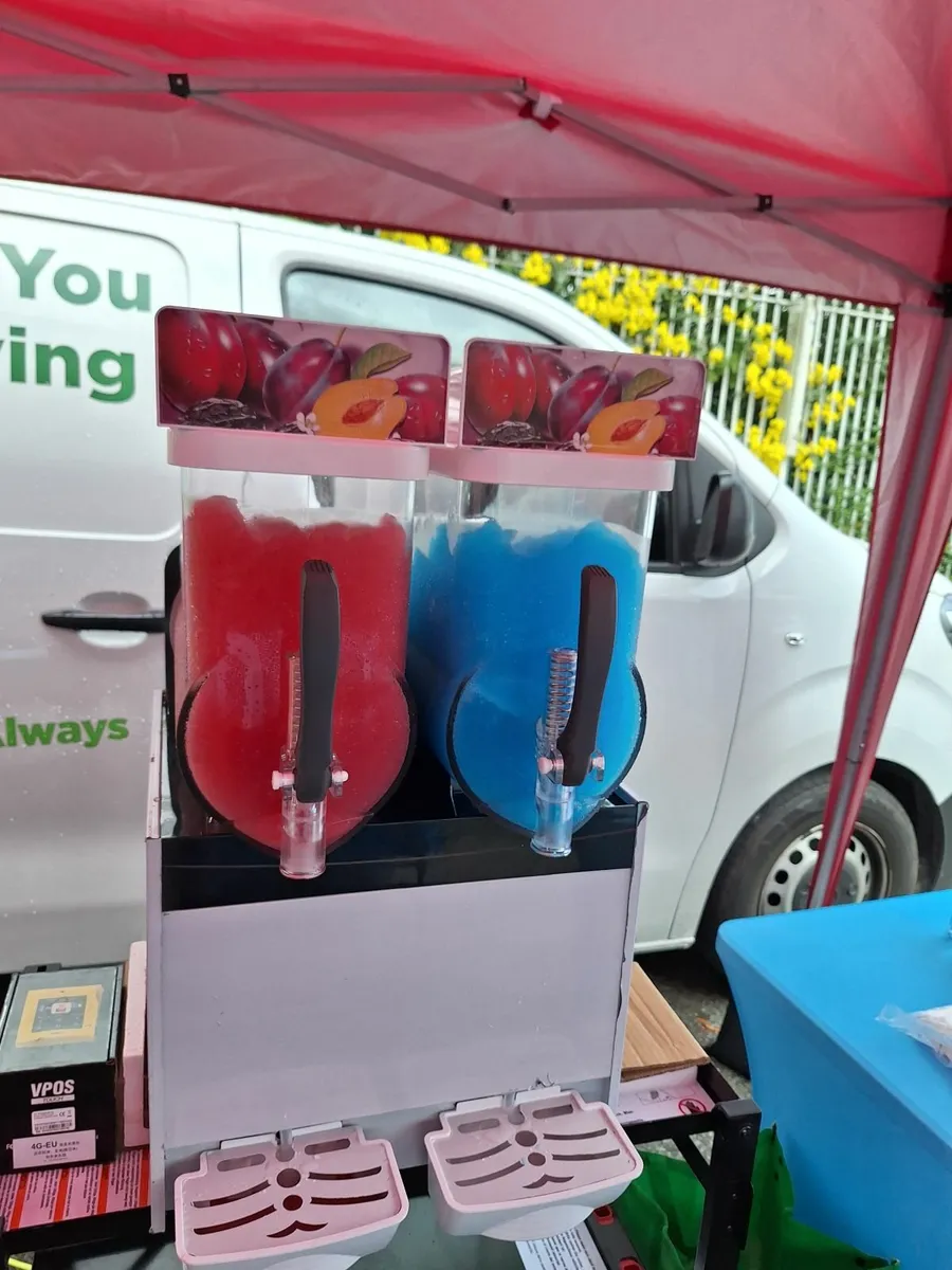 Commercial Double Tank Slush & Granita Machine 2 x - Image 1