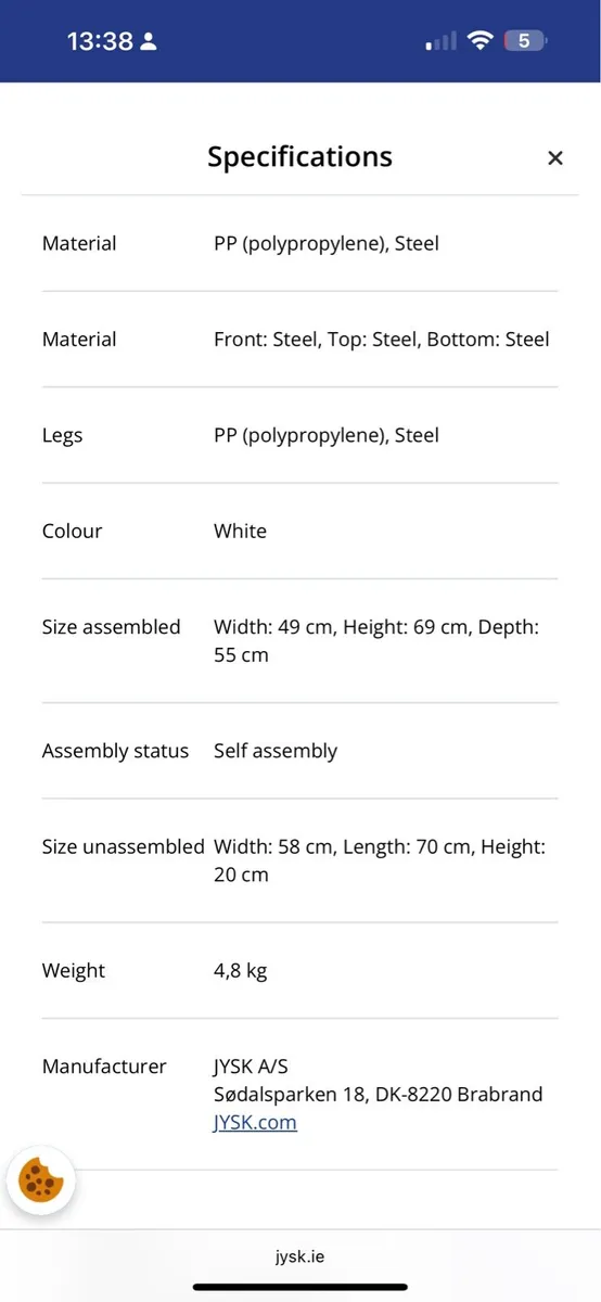 JYSK wardrobe organiser - Image 2