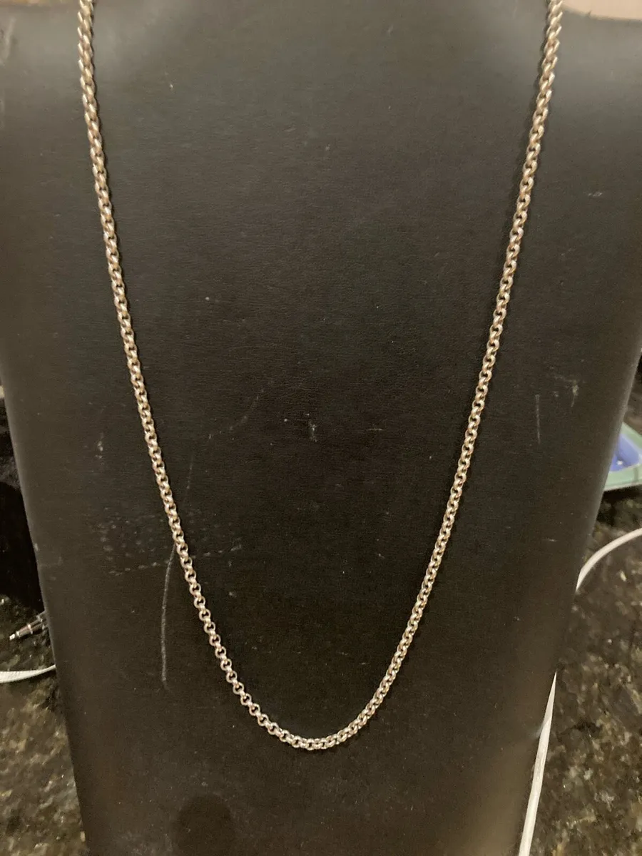 26” long heavy Sterling Silver chain - Image 1