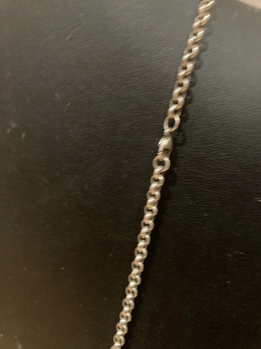 26” long heavy Sterling Silver chain - Image 2