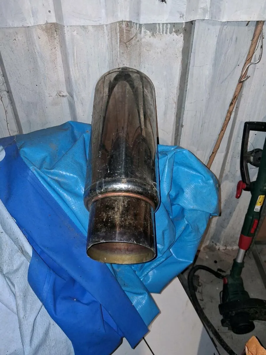 5 5" exhaust pipe 2 twin pipe will fit any car bef - Image 3