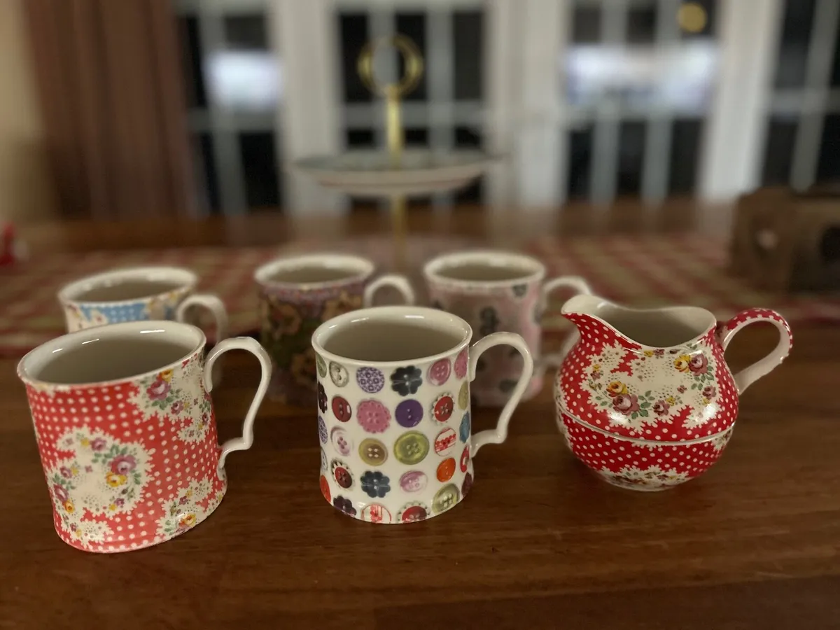 Coffee Set & Cake Stand - Image 1