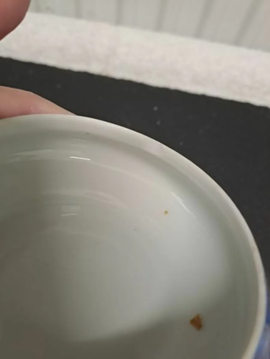 Blue and gold Limoges trinket box - Image 4