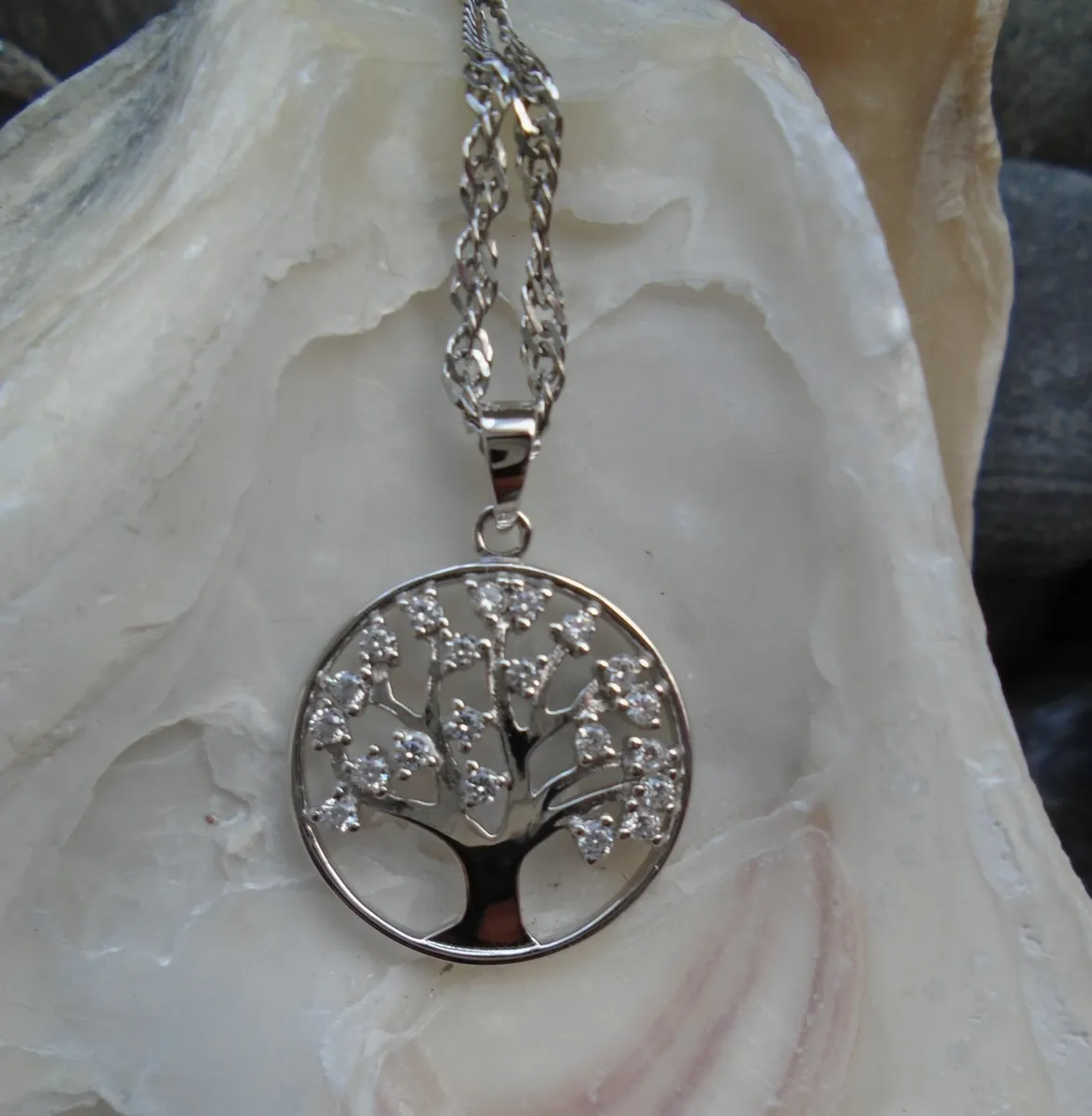 Silver Tree of Life necklace.Jewellery.Gift - Image 1