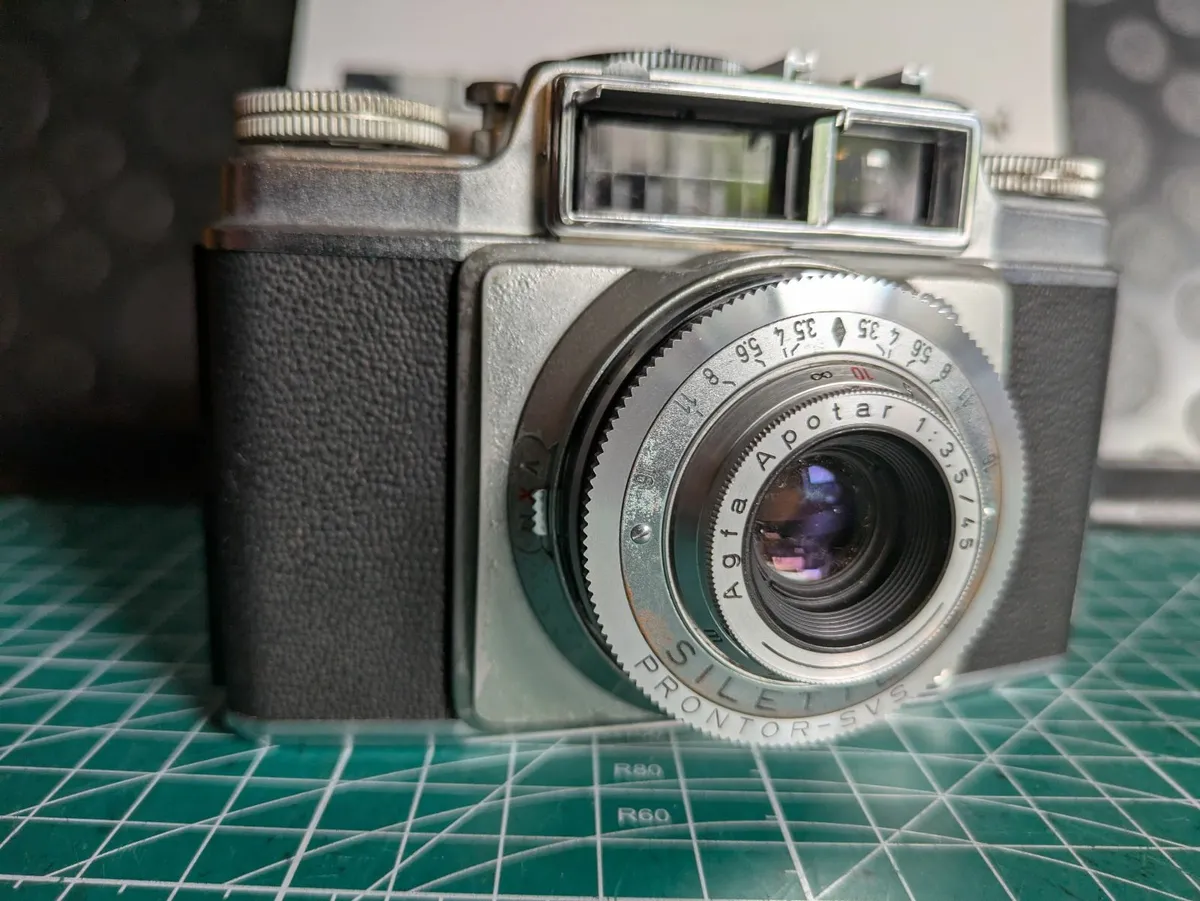 🎞️ Agfa Silette L 35mm film leaf shutter camera. - Image 1