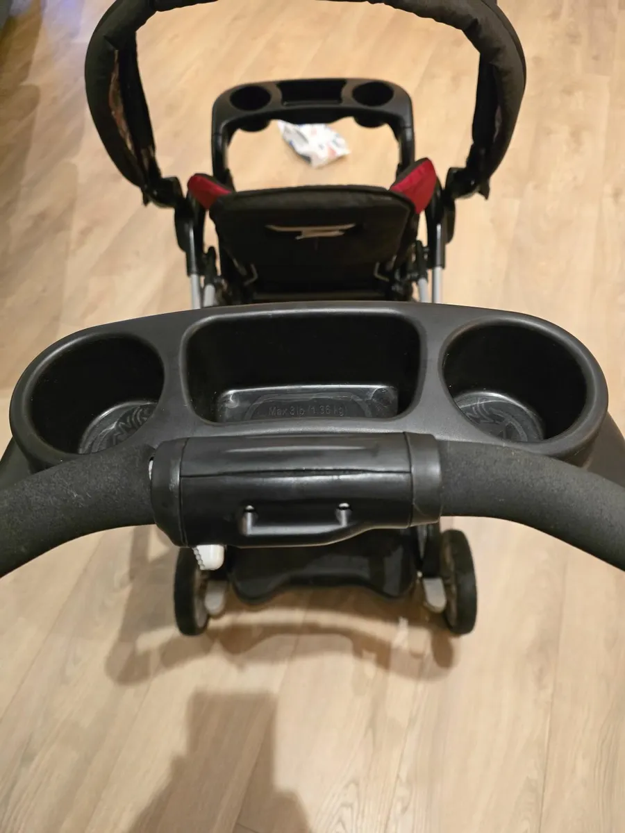 Graco stand and ride double buggy - Image 2