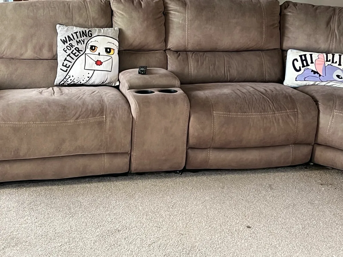 Couch and 76" tv - Image 3