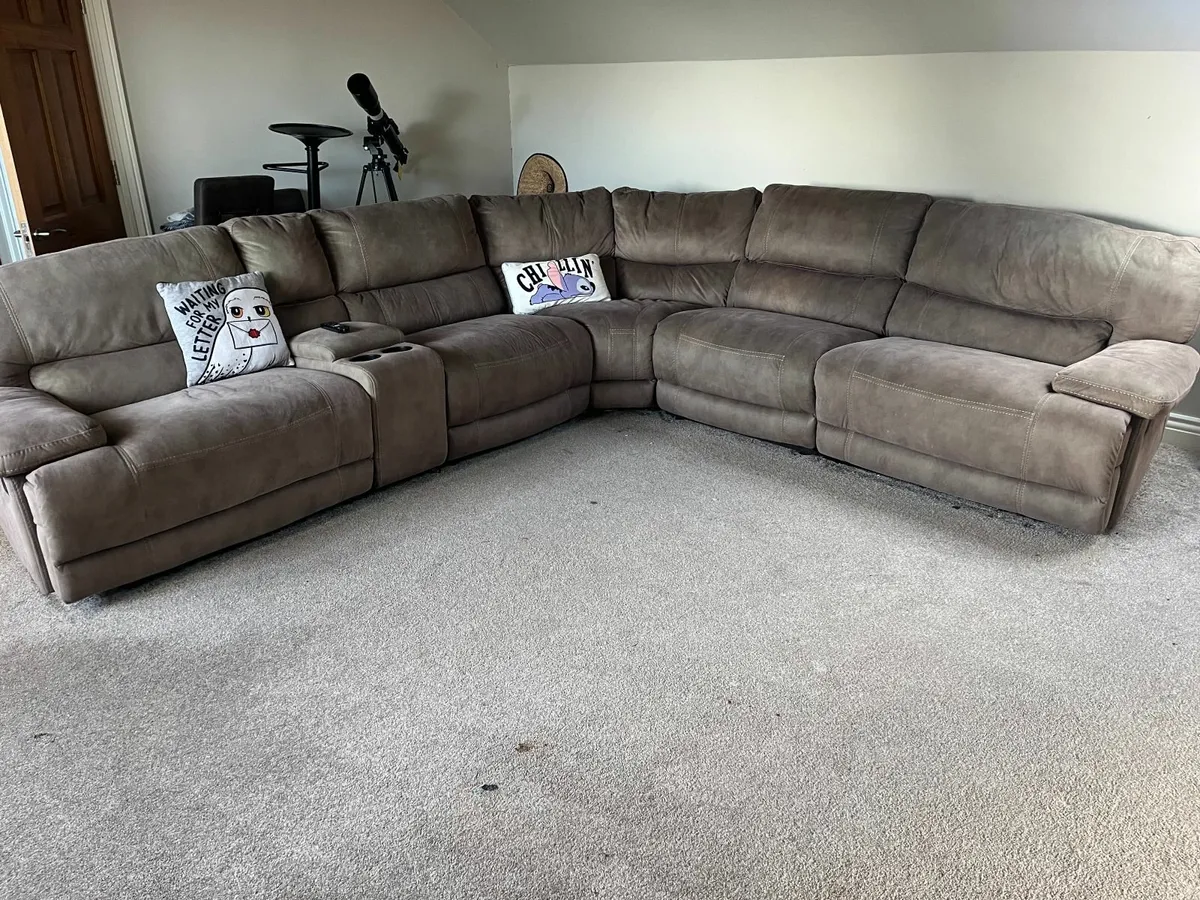 Couch and 76" tv - Image 4